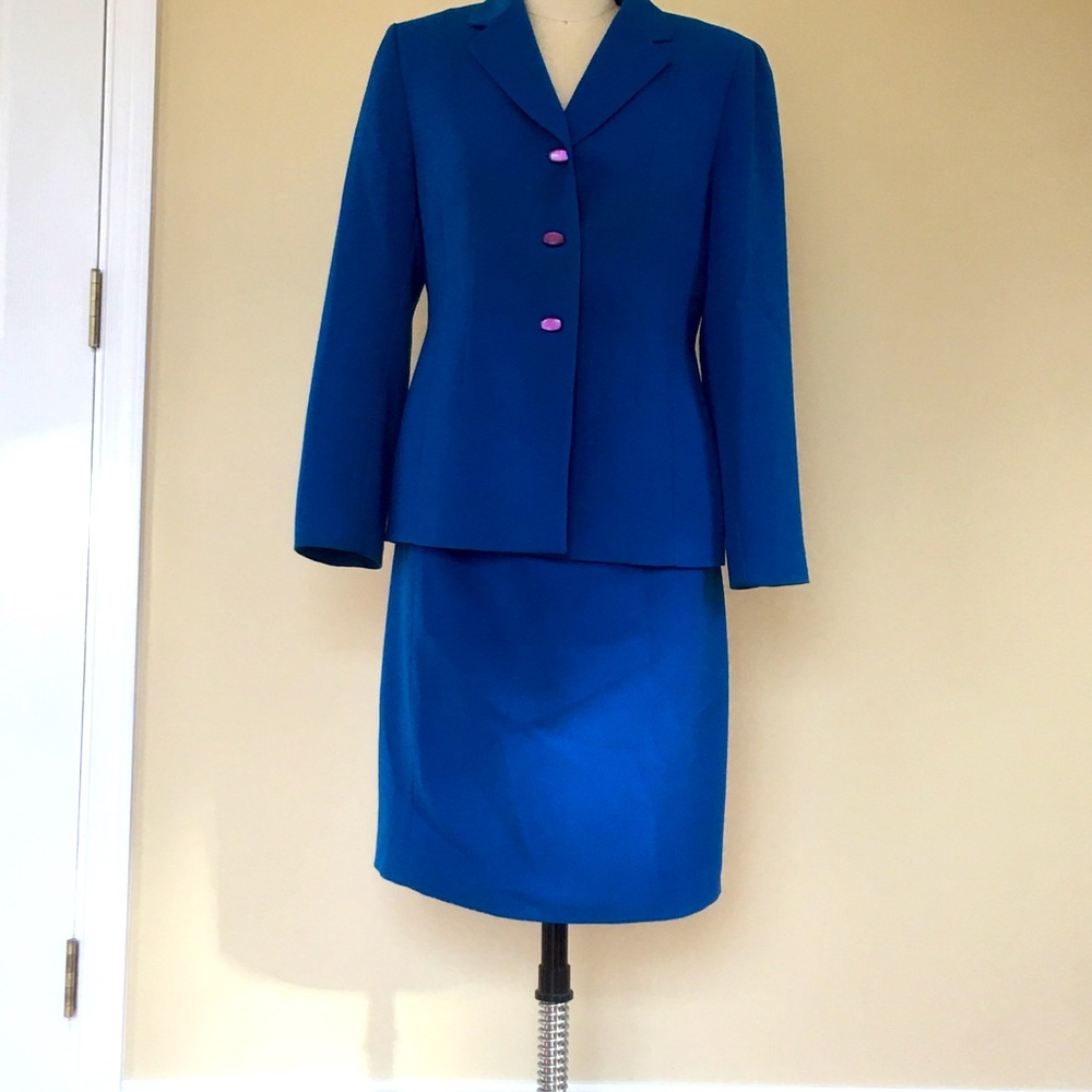 Office Wear Jacket and Skirt Suit - Petite